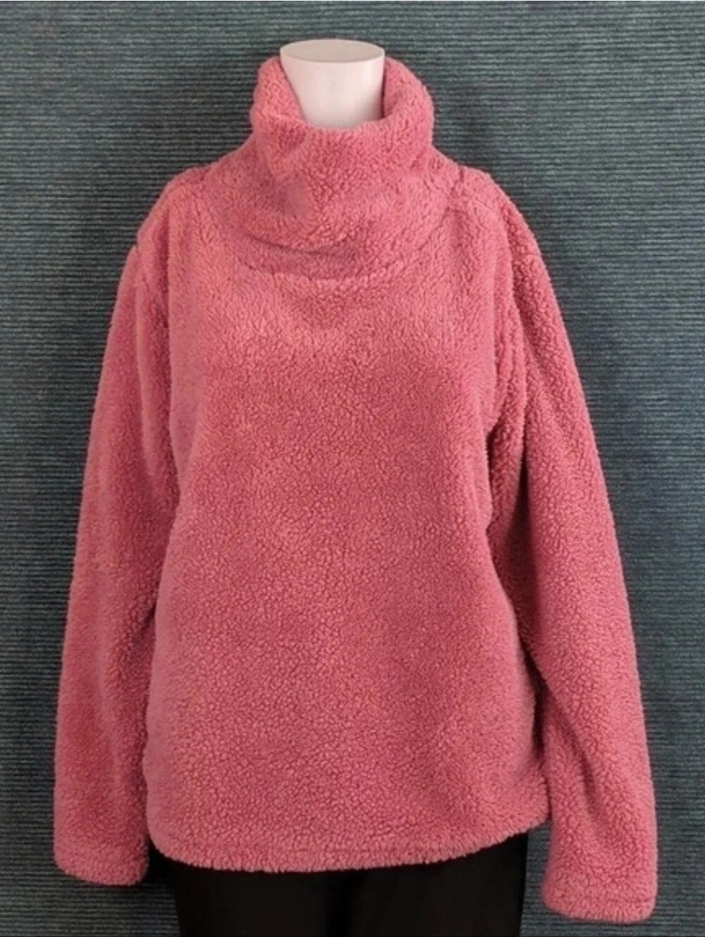 For Kitty Rescue! Daisy Fuentes Faux Fur Pullover Teddy Sweatshirt